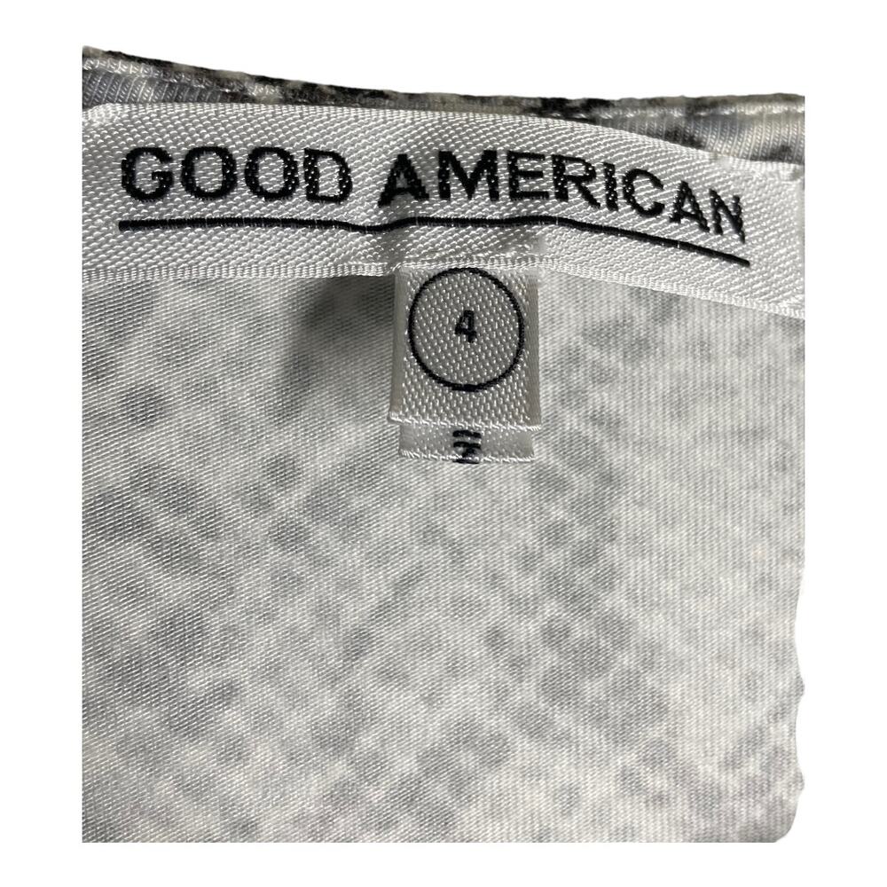 Good American Day Night Python Printed Wrap Dress… - image 6